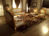 Royal Antique Gold Carved Sofa Set - WoodenTwist