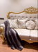 Beautiful Handmade Royal Antique Golden Finish Carved Sofa (3 Seater) - WoodenTwist