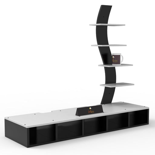 Big Tilfizyun TV Entertainment Unit Table with Set Top Box Stand for TV Up To 42 Inch - WoodenTwist