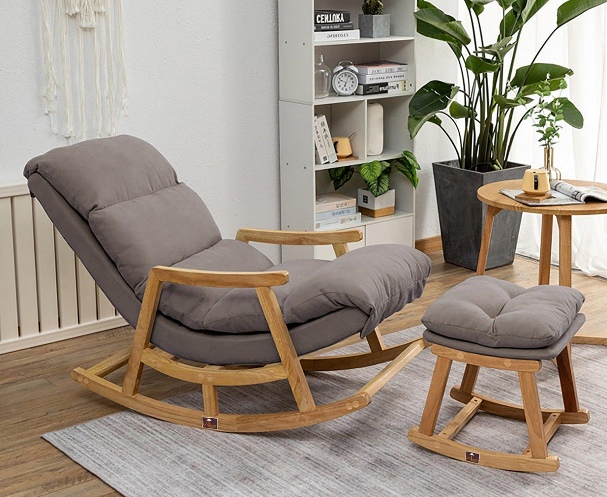 Colonial Rocking Chair in Grey