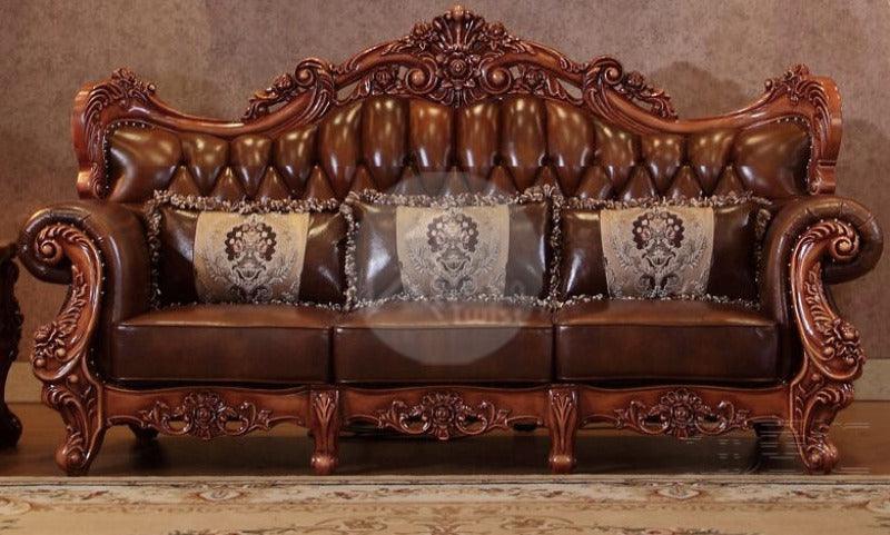Antique Brown with Your Choice of Fabric