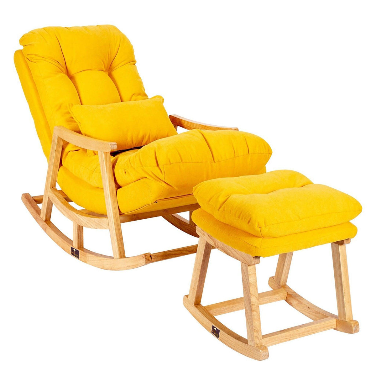 Colonial Rocking Chair in Yellow