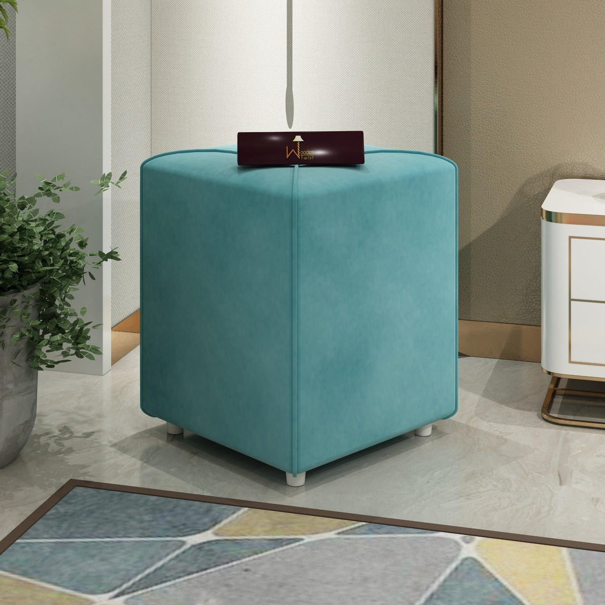 A Compact Ottoman That Fits Any Corner