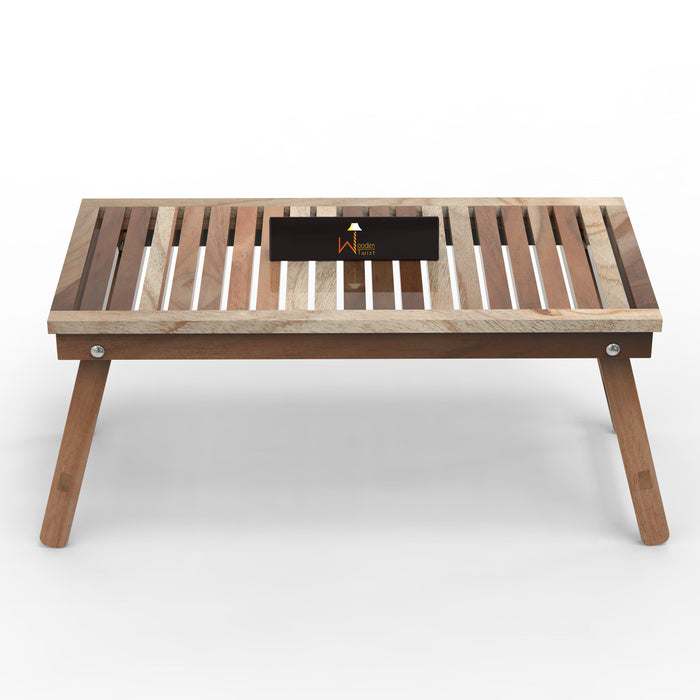 Wooden Twist Phelan Foldable Teak Wood Coffee Table ( Teak Finish ) - WoodenTwist