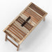 Wooden Twist Phelan Foldable Teak Wood Coffee Table ( Teak Finish ) - WoodenTwist