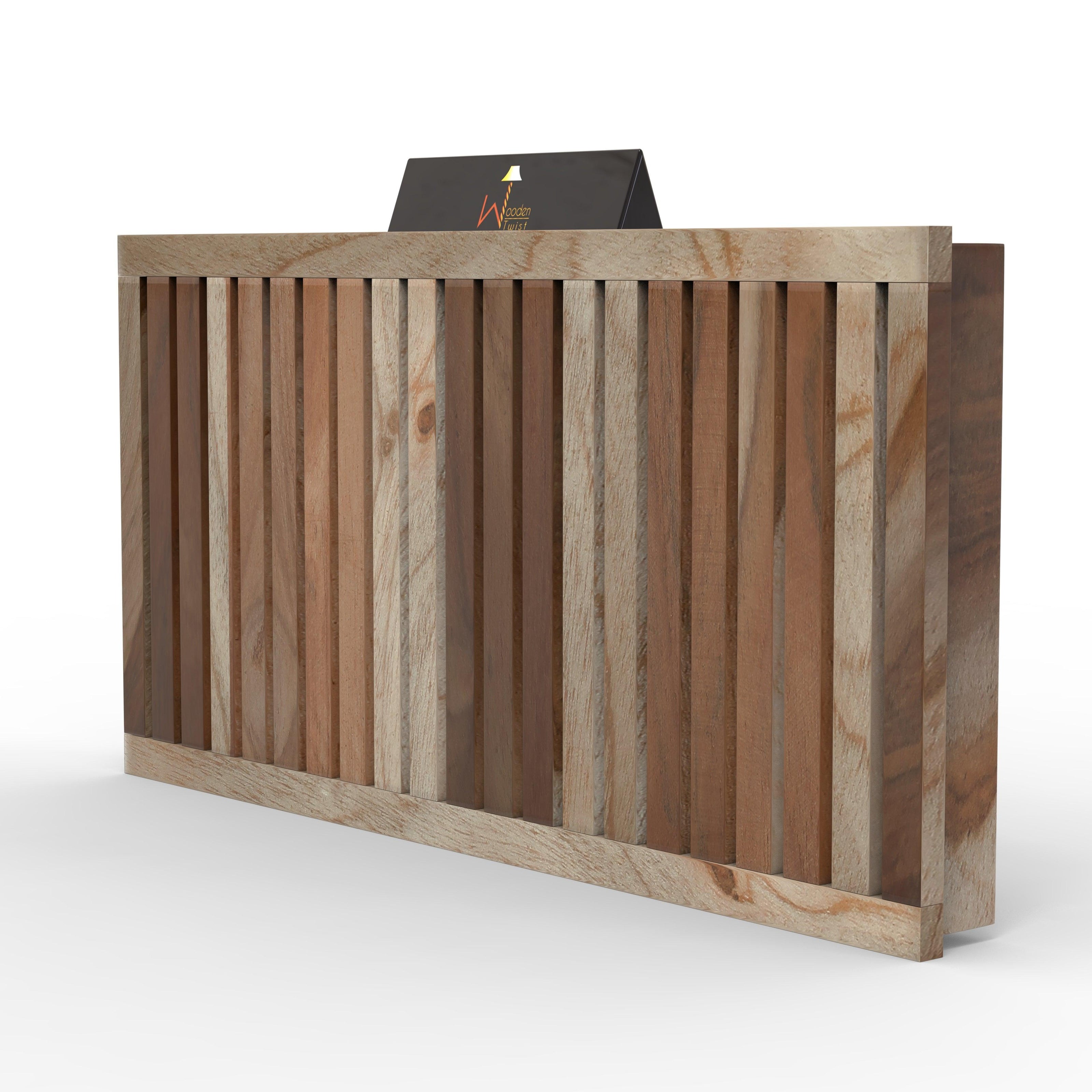 Wooden Twist Phelan Foldable Teak Wood Coffee Table ( Teak Finish ) - WoodenTwist