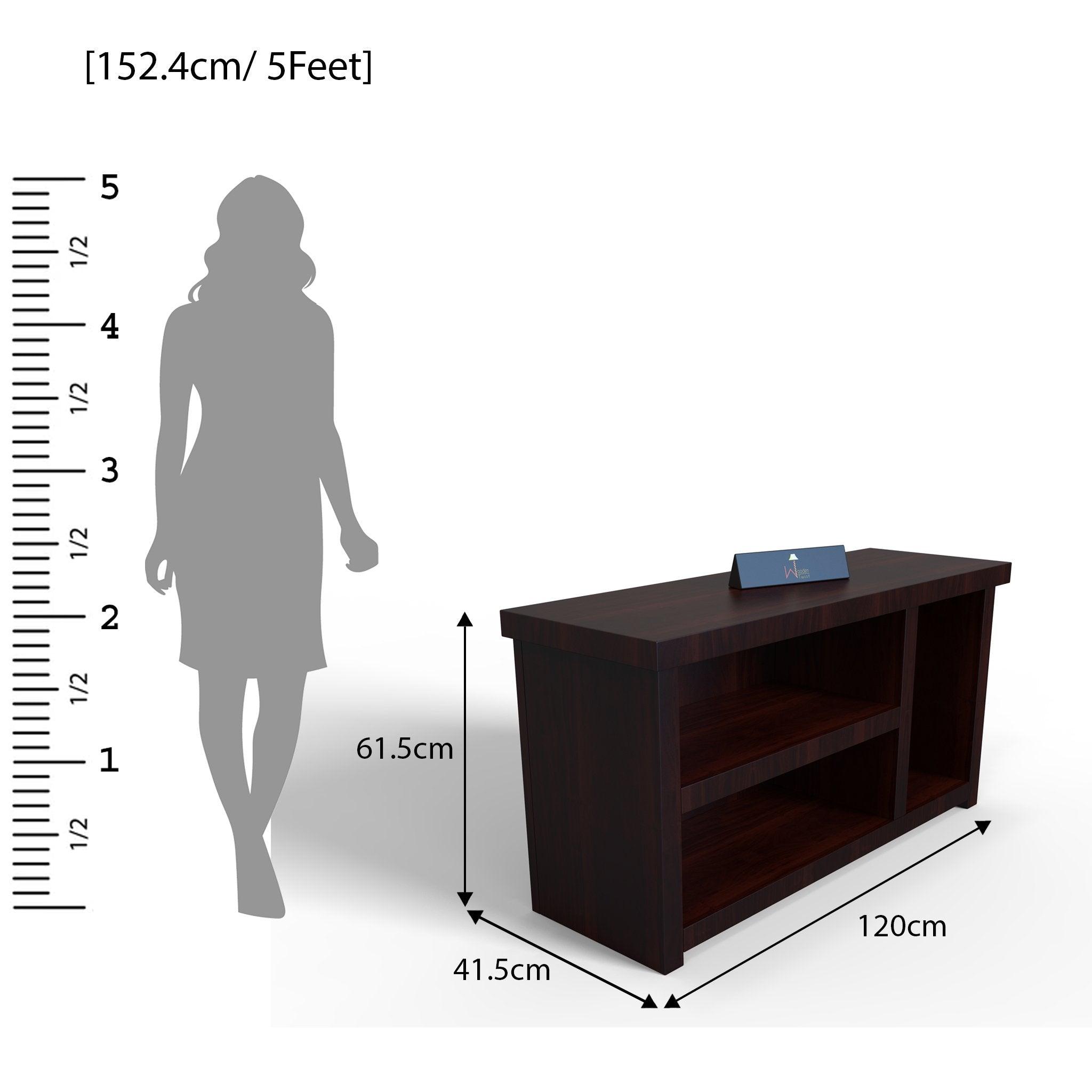 Wooden Shoe Rack (Teak Wood) - WoodenTwist