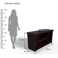 Wooden Shoe Rack (Teak Wood) - WoodenTwist
