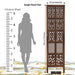 Wooden Room Divider/Wood Separator/Office Furniture/Wooden Partition - WoodenTwist