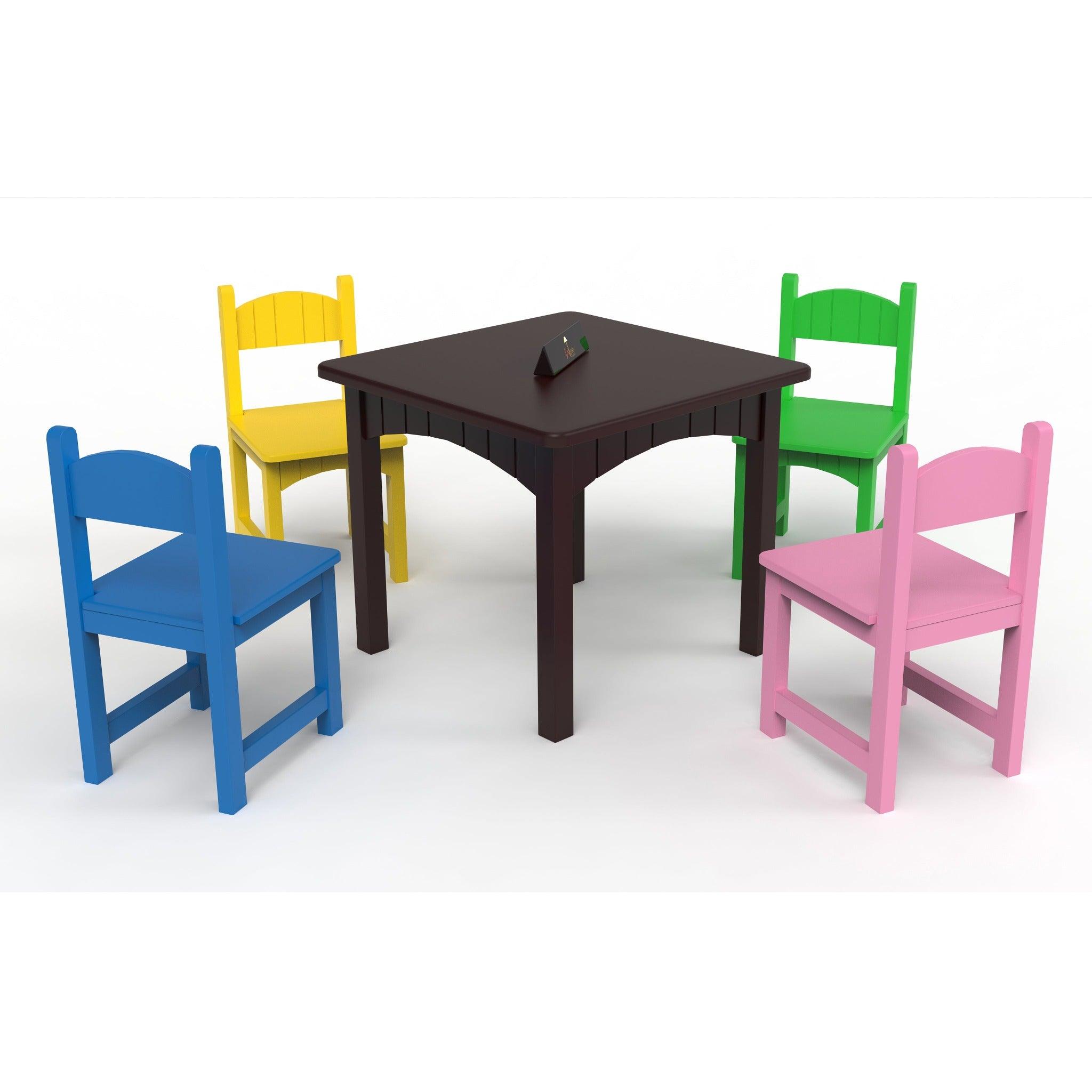 Buy Solid Wood Kids Table Chairs Set Kids Furniture Online at Wooden Twist WoodenTwist