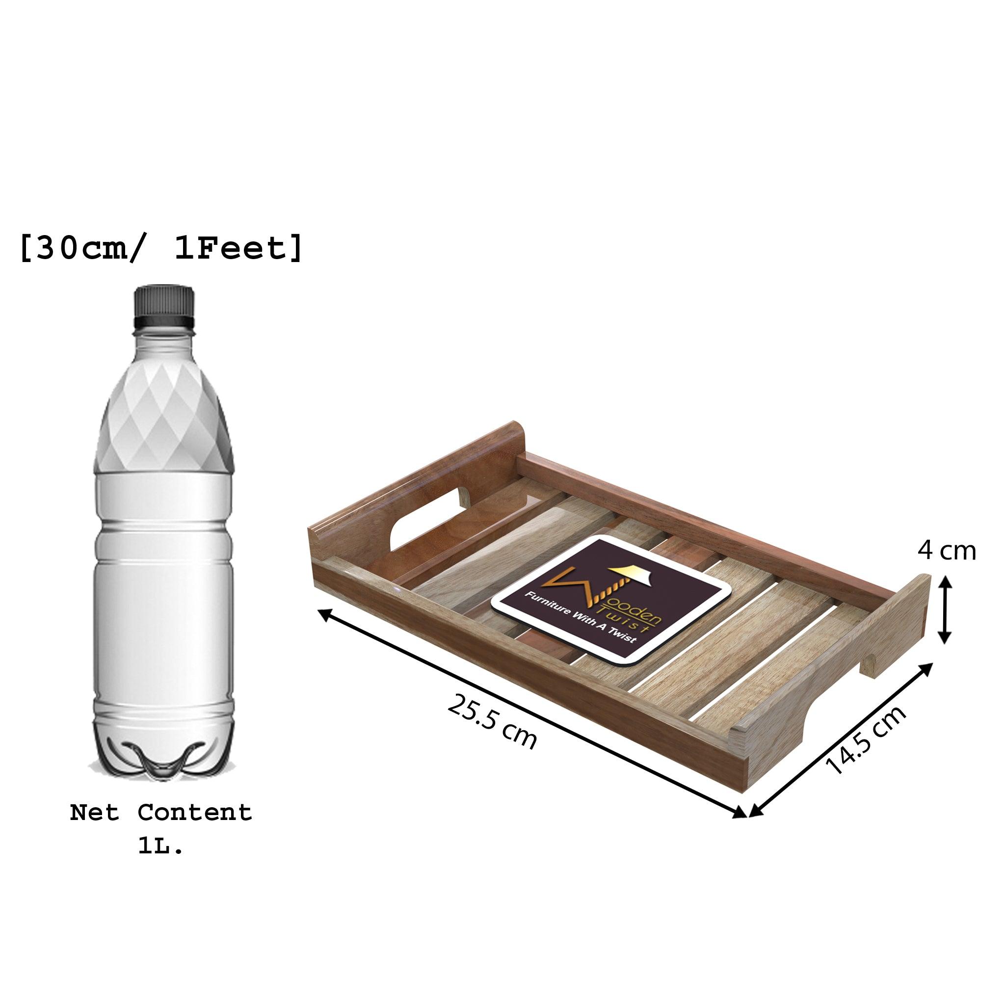 Fine Teak Wood Serving Tray - WoodenTwist