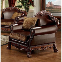 Handmade Wide Armchair Sofa (with 2 Pillows) - WoodenTwist
