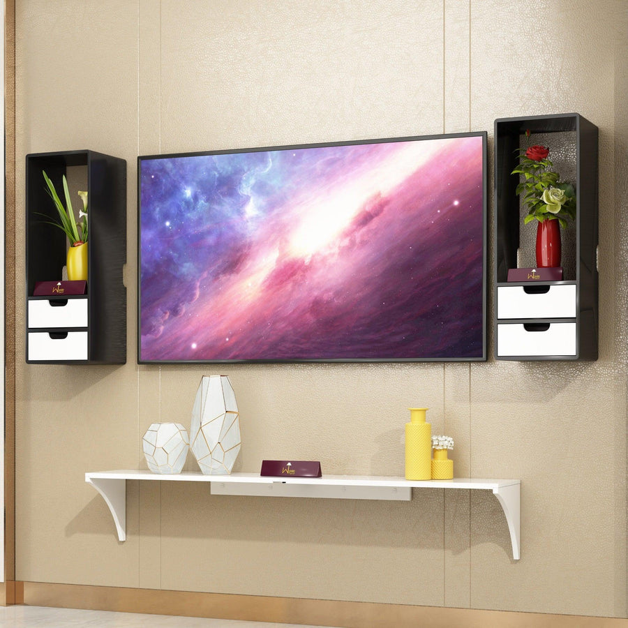 Premium Black and White Finish