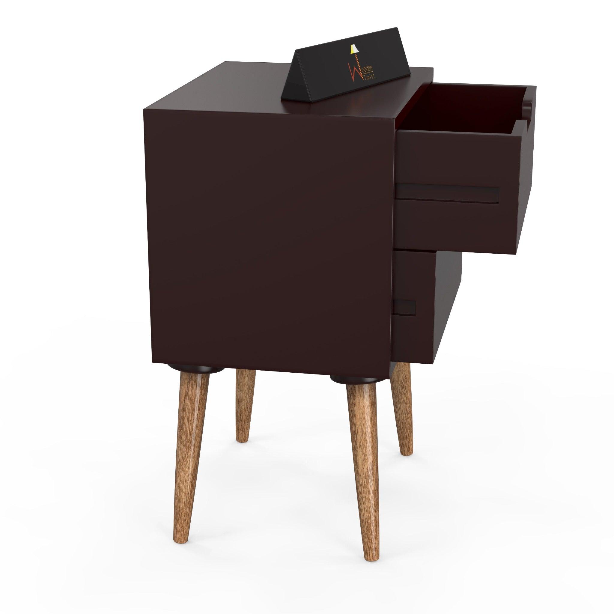 Amazing Bedside Table with Two Drawers - WoodenTwist