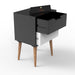 Look Bedside Table with Two Drawers - WoodenTwist