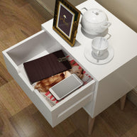 Amazing Bedside Table with Two Drawers - WoodenTwist