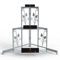 3 Tier Plant Stand Flor Corner Shelf - WoodenTwist