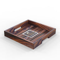 Cuadrado Sheesham wood Serving Tray - WoodenTwist
