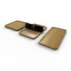 Wooden Serving Tray Plate (Set of 3) - WoodenTwist