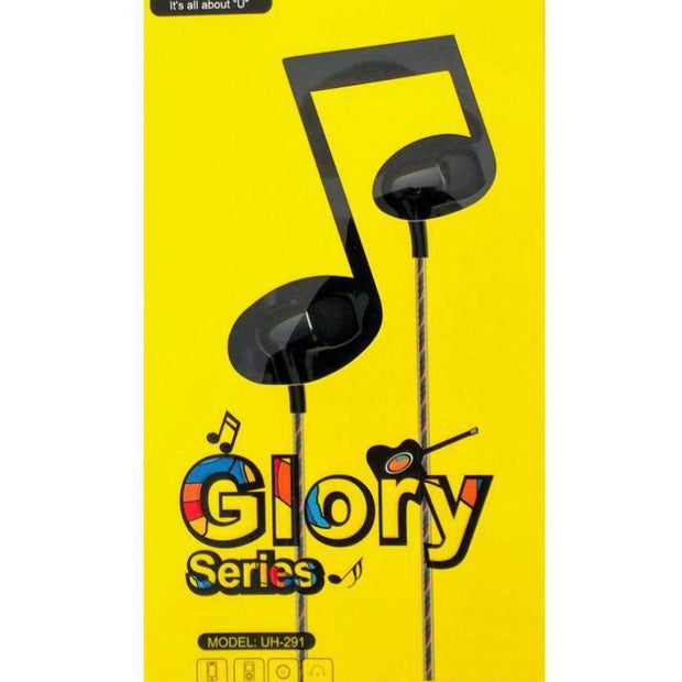 UBON UH-291 In Ear Wired Earphones With Mic - WoodenTwist