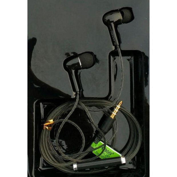 UBON UH-291 In Ear Wired Earphones With Mic - WoodenTwist