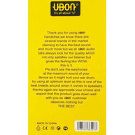 UBON UH-291 In Ear Wired Earphones With Mic - WoodenTwist