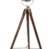 Brass Tripod Lamp Home Decore Searchlight Marine Spotlight Retro - WoodenTwist