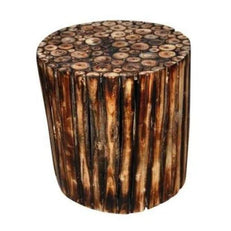 wooden end table