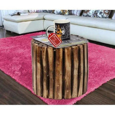 wooden coffee table