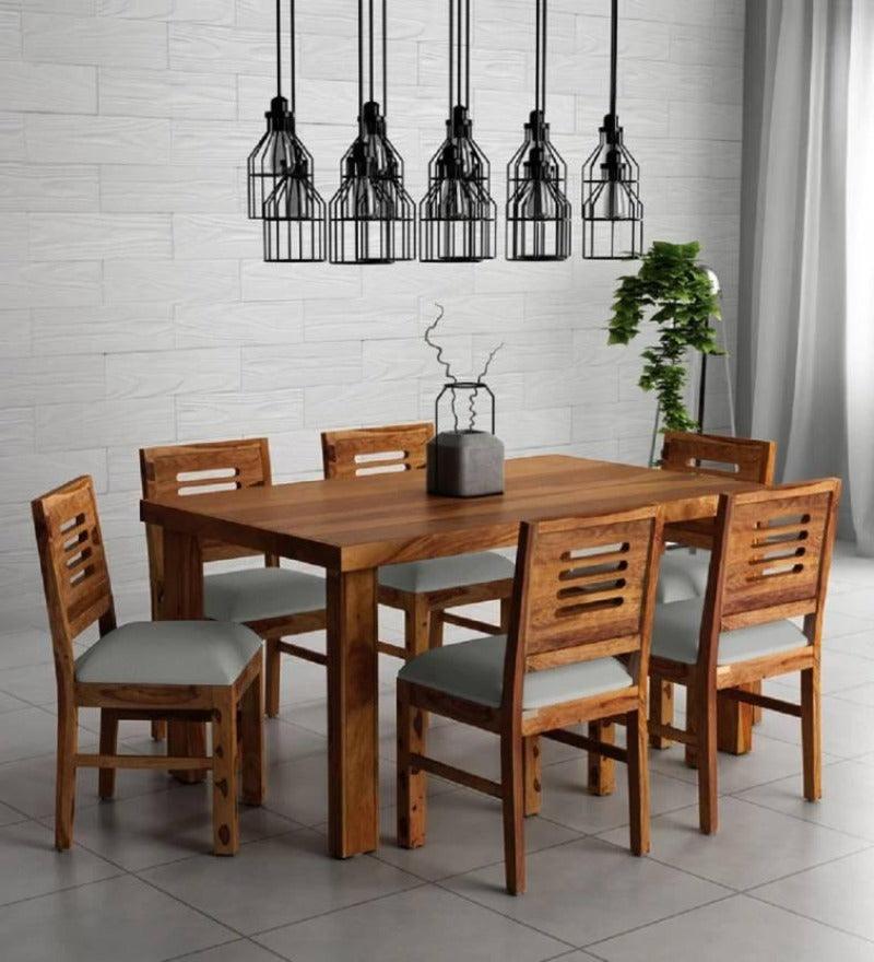 A Unique Teak Wood Dining Set