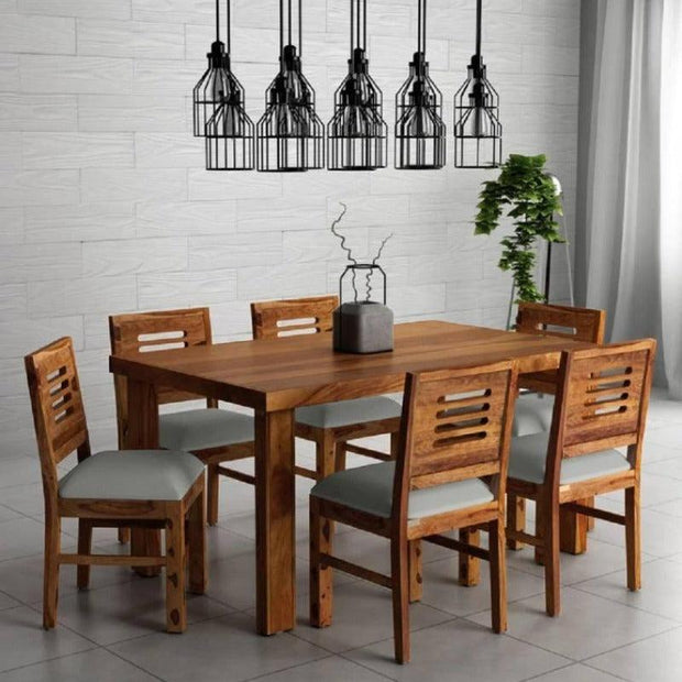 Unique Teak Wood Dining Set ( 6 & 8 Seater ) - WoodenTwist