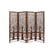 Handcrafted Brown Wooden Room Partition/Divider Screen - WoodenTwist