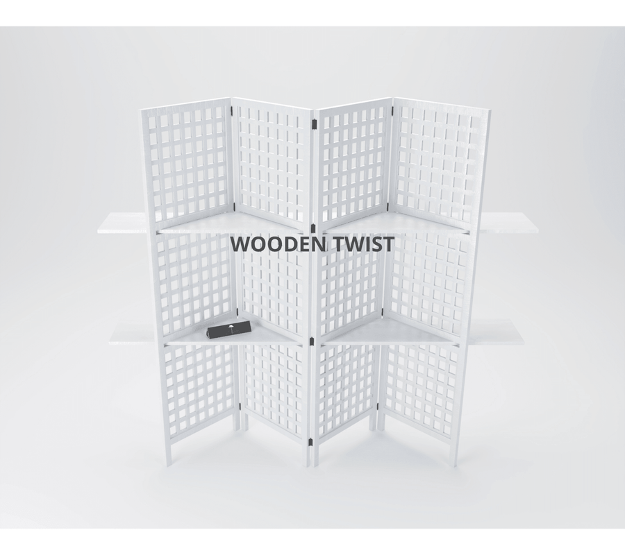 A White Patterned Face On Every Panel