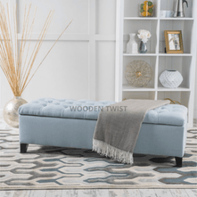 Zelja Premium Wood Flip Top Storage Bench Couch - WoodenTwist