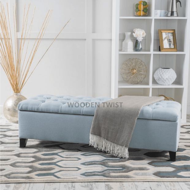 Zelja Premium Wood Flip Top Storage Bench Couch - WoodenTwist