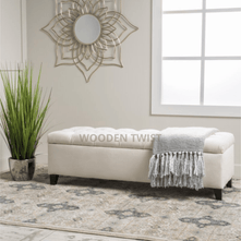 Zelja Premium Wood Flip Top Storage Bench Couch - WoodenTwist