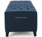 Raffinée Premium Wood Flip Top Storage Bench - WoodenTwist
