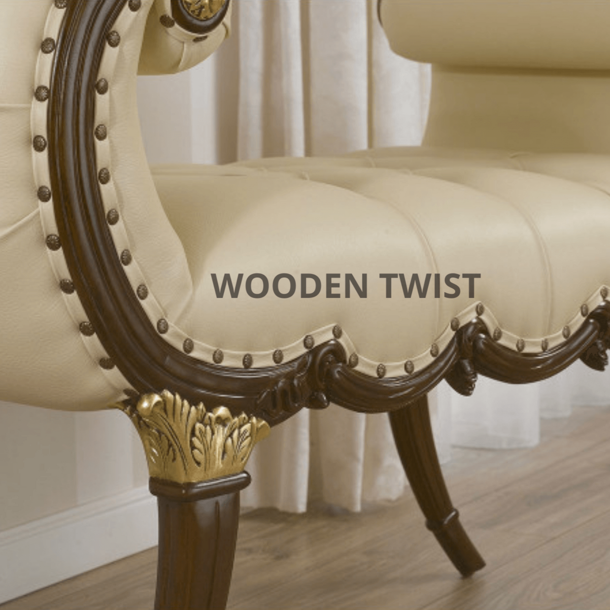 wooden bench couch