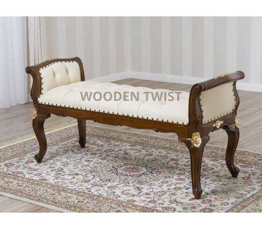 Wooden bench sofa design deals