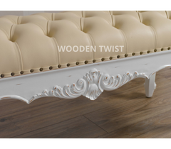 Chic Premium Sheesham Wood Bench Couch - WoodenTwist