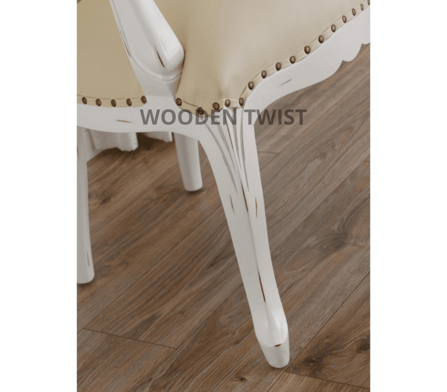 Antique White with Tufted Back