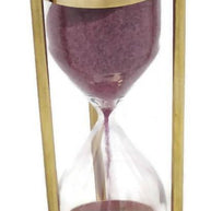 5 Minutes Brass Sand Timer Hourglass - WoodenTwist