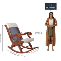 Qualis Premium Sheesham Wood Rocking Chair - WoodenTwist