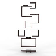 Wooden Rafuf Intersecting Wall Shelves (Set of 8) - WoodenTwist