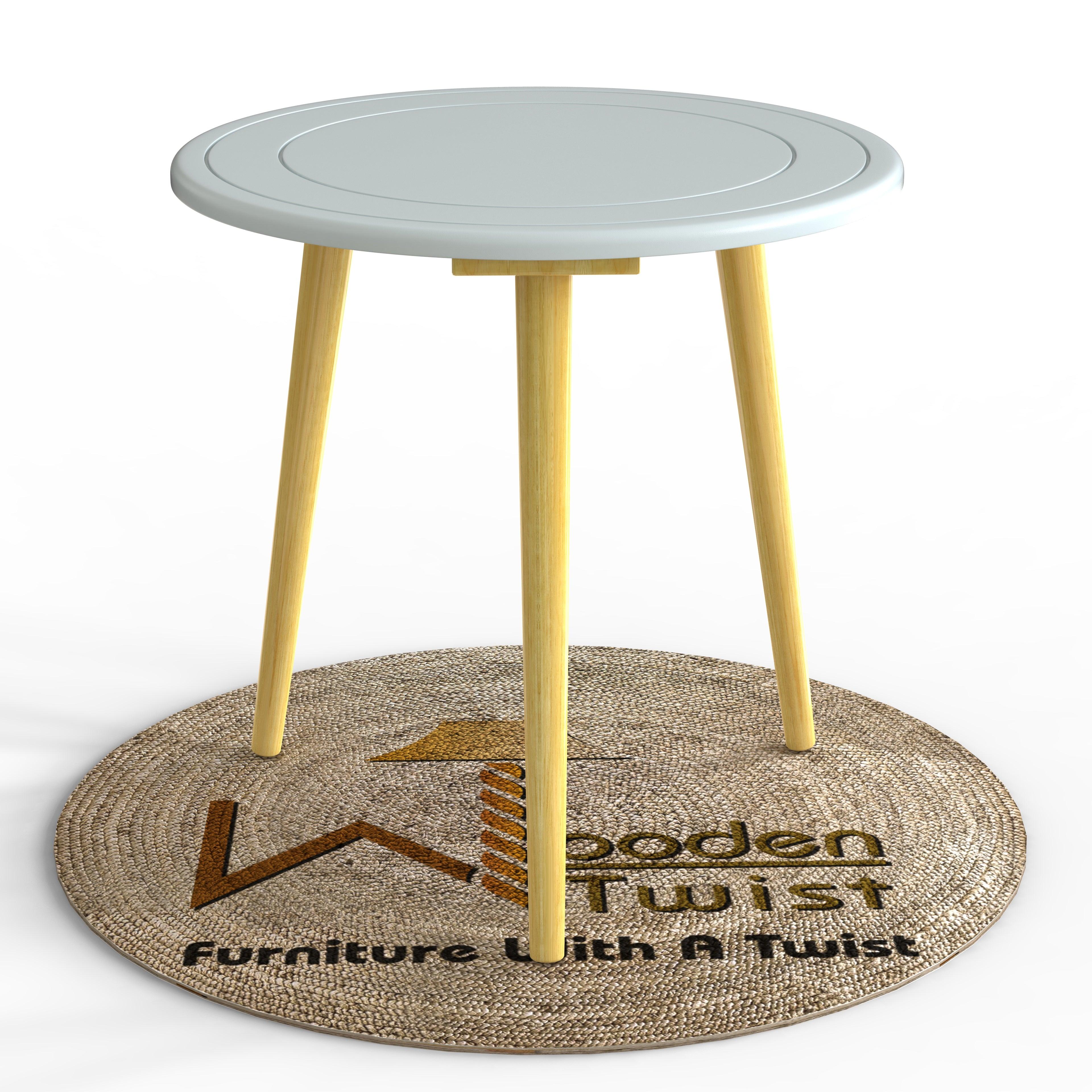 Wooden Twist Malin Round End Table - WoodenTwist