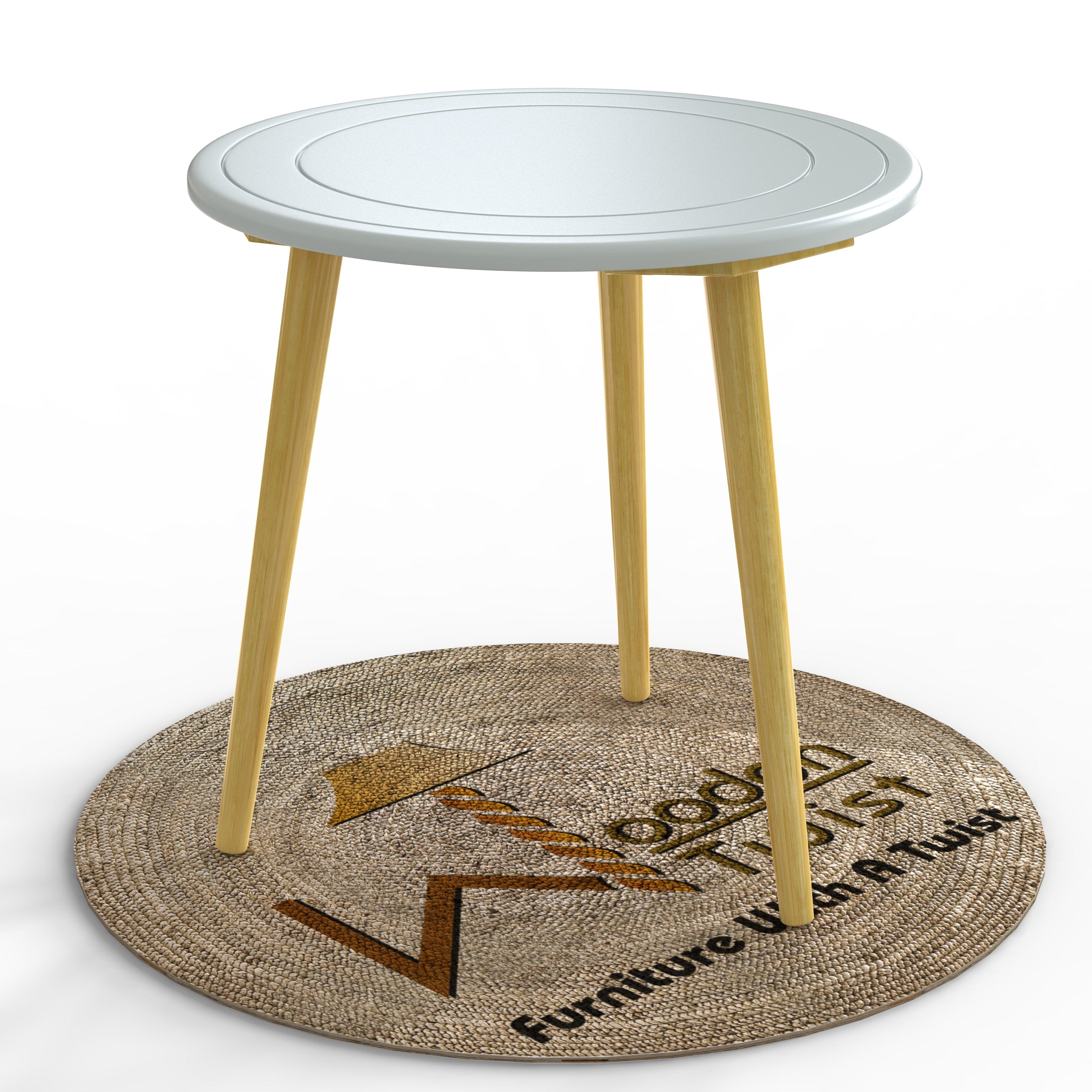 Wooden Twist Malin Round End Table - WoodenTwist