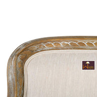 Wooden Twist Hand Carved Loveseat Teak Wood 2 Seater Bench - WoodenTwist