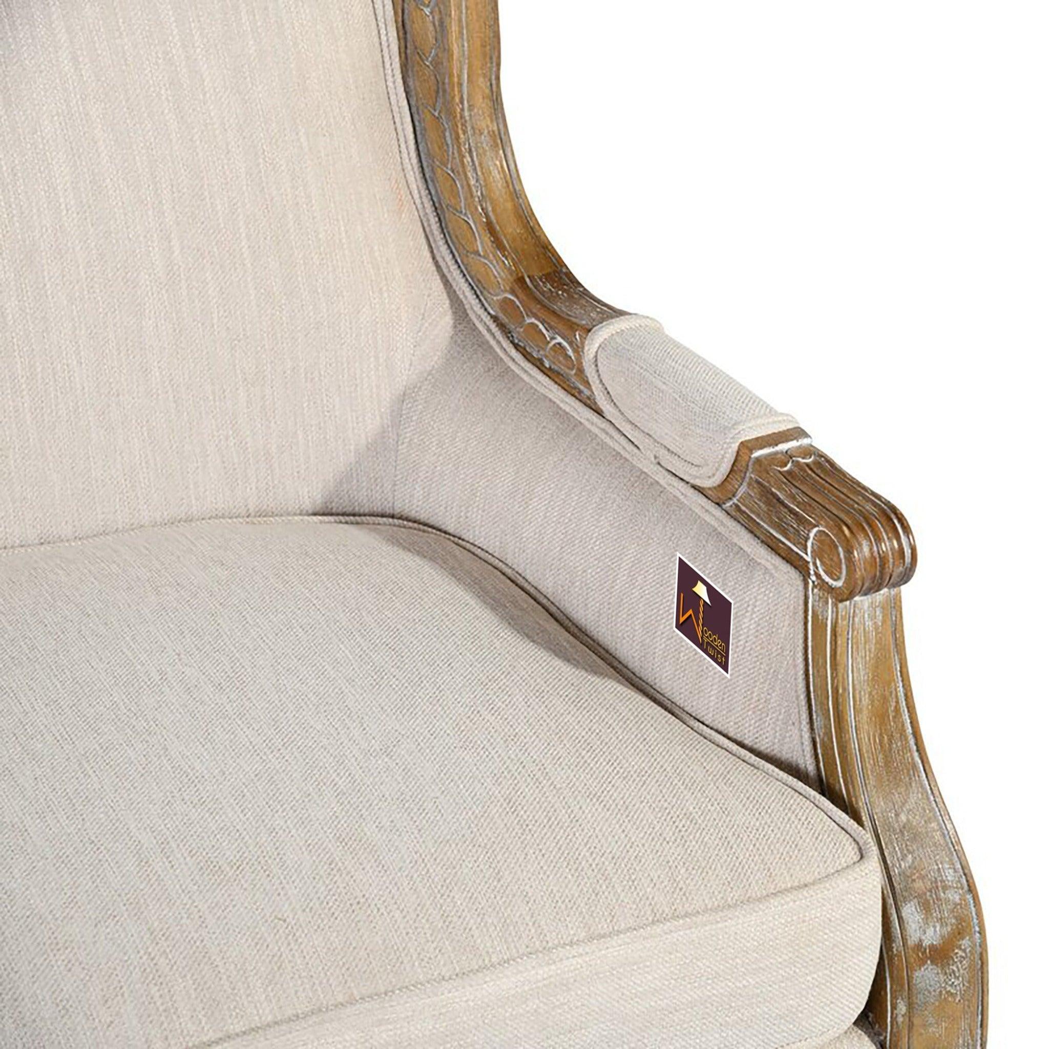 Wooden Twist Hand Carved Loveseat Teak Wood 2 Seater Bench - WoodenTwist