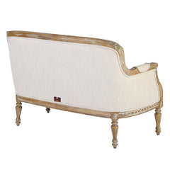 Wooden Twist Hand Carved Loveseat Teak Wood 2 Seater Bench - WoodenTwist