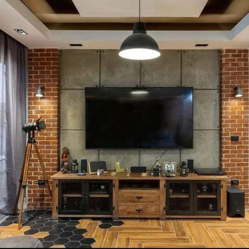 Warm Brown Teak Finish